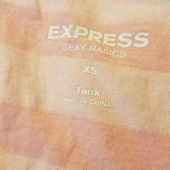 Express Striped Ombre Racerback Tank - Picture 2 of 2
